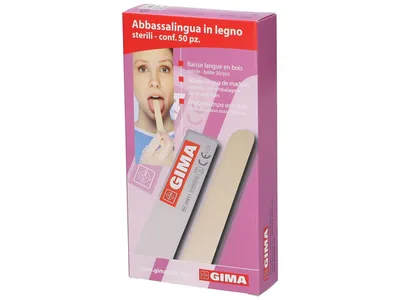 Depresor lingual din lemn - steril