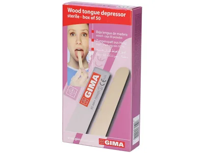 Depresor lingual din lemn - steril