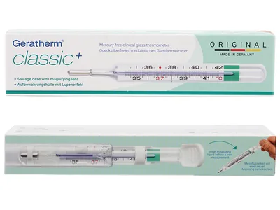 Termometru Geratherm Classic+ GB,FR,IT,ES,PT,DE,NL,NO,DK,FI,SE