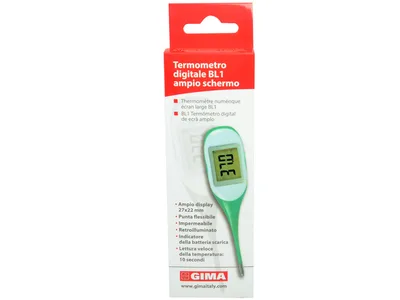 Termometru digital BL1 cu ecran lat °C - cutie