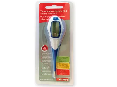Termometru digital BL3 cu ecran larg °C - cutie de agățat