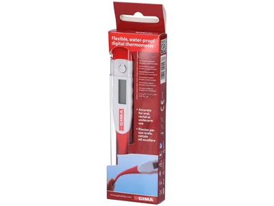 Termometru digital flexibil °C - cutie standard, vârf flexibil, rezistent la apă