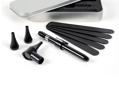 Delta LED otoscope penlight - negru