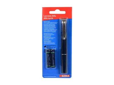 ALFA torch - plastic - albastru