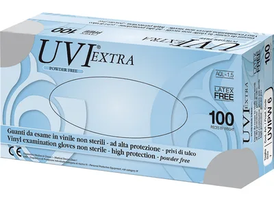 Mănuși vinil - fără pudră - extra large