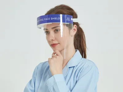 Ecran facial de protecție anti-ceață cu aplicare unică