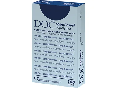 Mănuși copolimer - pe hârtie - mediu - non steril