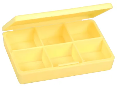 Daily handy pill box - galben
