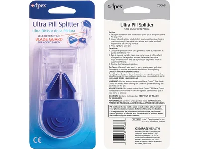 Instrument de divizare pastile ultra - blister