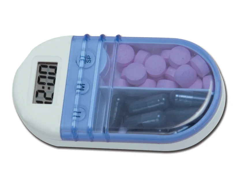 Cutie de medicamente cu cronometru