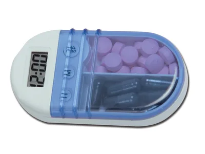 Cutie de medicamente cu alarma Memento
