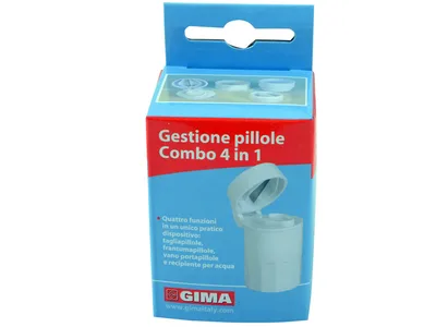 Dispenser combinat pentru medicamente 4 în 1