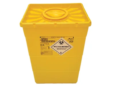 Container deșeuri 50 l - capac dublu