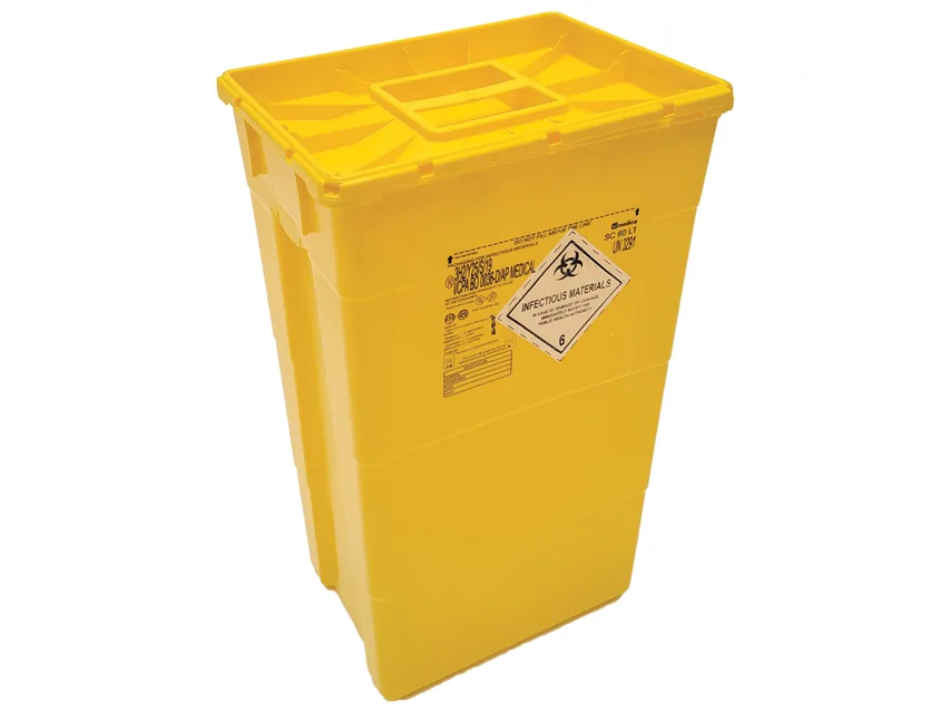 Recipient deșeuri 60 l - capac singular