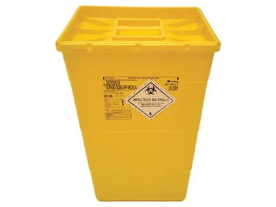 Recipient deșeuri 60 l - capac singular