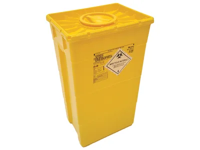 Container pentru deşeuri 60 l - capac dublu