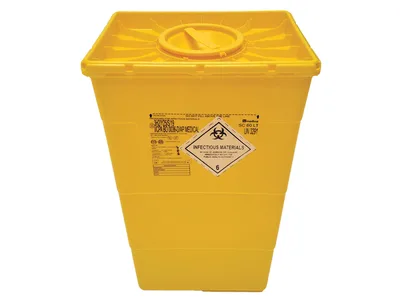 Container pentru deşeuri 60 l - capac dublu