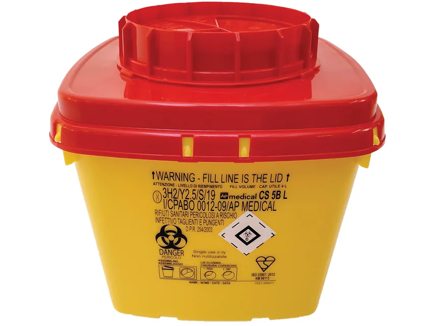 Recipient containers pentru obiecte ascuțite CS LINE - 5 l