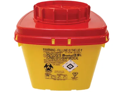 Recipient containers pentru obiecte ascuțite CS LINE - 5 l