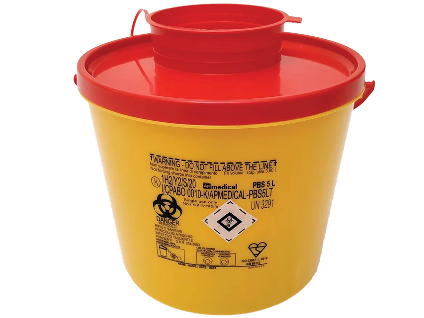 Container pentru obiecte ascuțite PBS 5 l