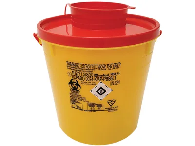 Recipient pentru deșeuri ascuțite PBS 6 l