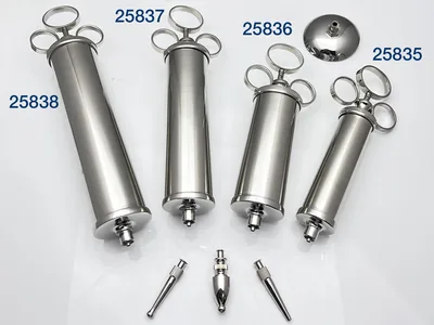 Seringă pentru urechi Schimmelbusch 200 cc - complet metal