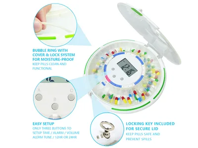 Distribuitor de comprimate cu Bluetooth