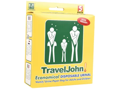 Traveljohn sac de vomă și urină de unică folosință 800 cc