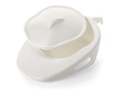 Lighetan cu mâner și capac 1500 ml - alb - plastic