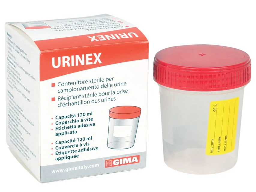 Recipient pentru urină 120 ml în cutie individuală - steril