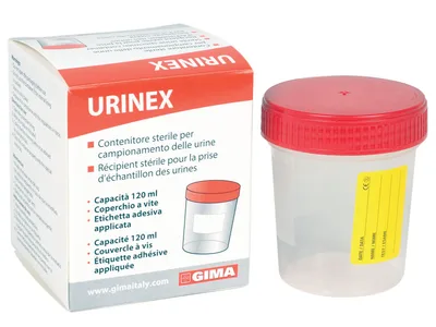 Recipient pentru urină 120 ml în cutie individuală - steril