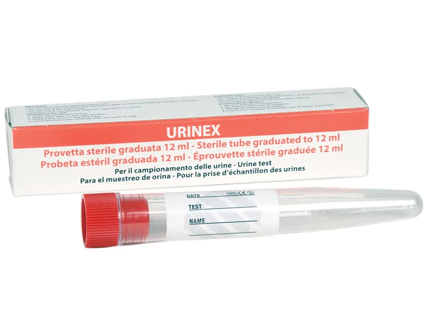 Tub colectare urină 12 ml în cutie individuală - steril