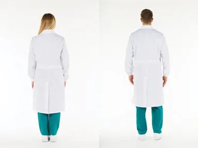 Halat alb - bumbac - unisex cu nasturi automați mărimea 40