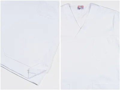 Jachetă - bumbac alb - MEDIUM