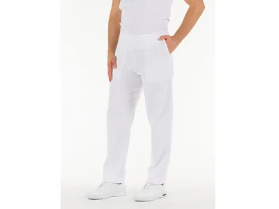 Pantaloni - bumbac alb - SMALL