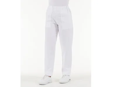 Pantaloni - bumbac alb - MEDIUM