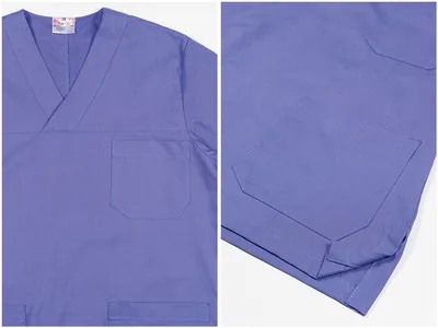Jachetă - bumbac albastru indigo - SMALL