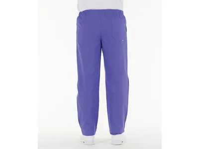 Pantaloni - bumbac indigo albastru - LARGE