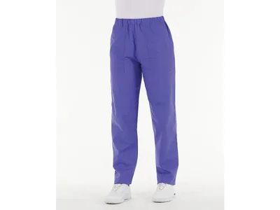 Pantaloni - bumbac albastru indigo - X-LARGE