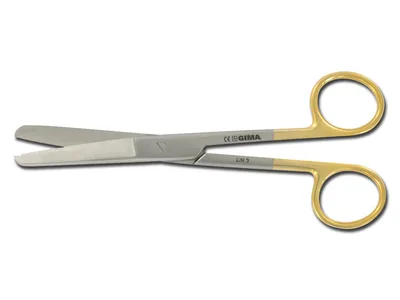 Foarfece drepte cioc/cioc aurii - 14,5 cm