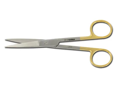 Foarfece drepte Gold ascuțite/ascuțite - 14,5 cm