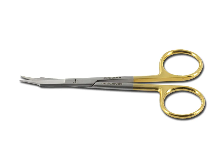 Foarfece Goldman Fox curbate GOLD - 13 cm