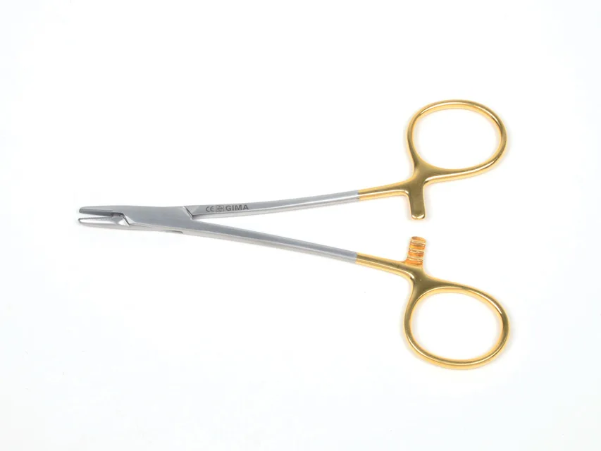 Pincetă de ață GOLD DERF - 12 cm
