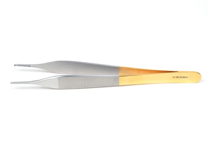 Pense Adson Micro Gold - 15 cm - 1x2 dinți