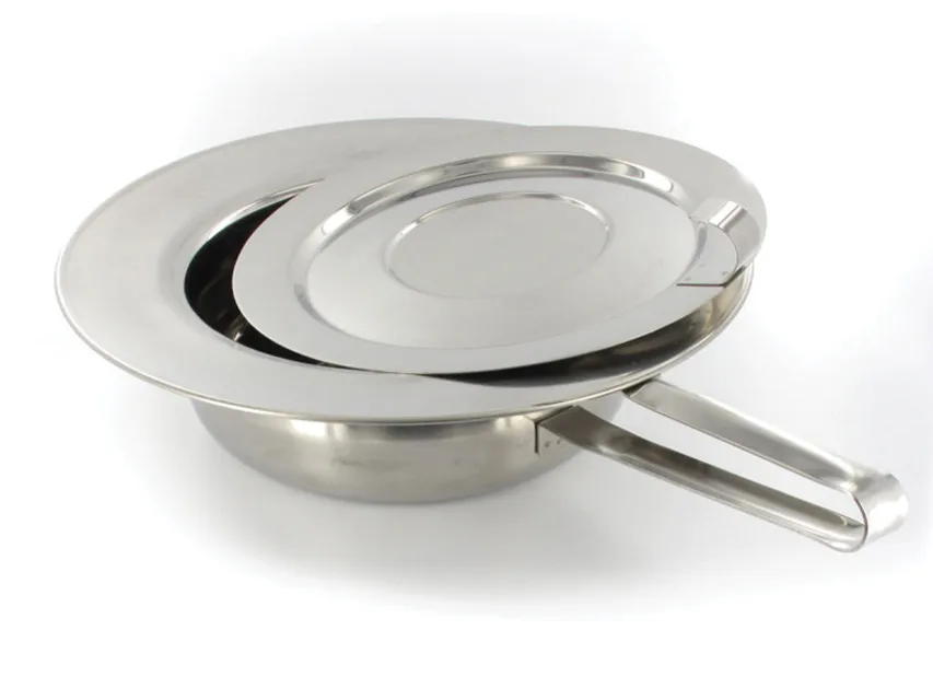 Bolul de pat rotund cu capac 320x85 mm - mâner drept