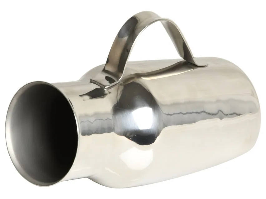 Urinal bărbătesc diagonal din oțel inoxidabil diam. 85x220 mm - 1,5 l