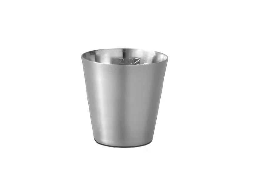 Pahar medicament oțel inoxidabil 60 ml - gradat