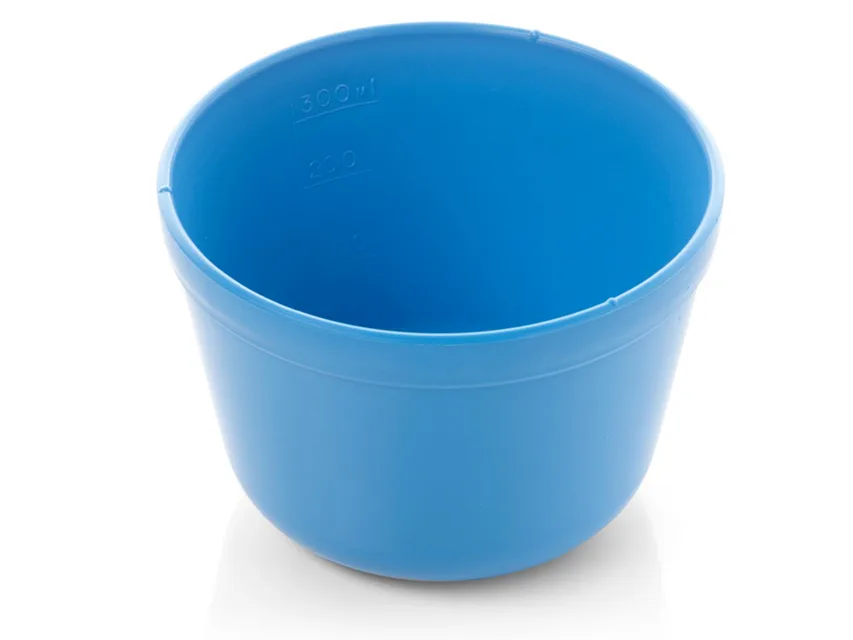 Bol pentru loțiuni/gallipot 100 mm - plastic - gradat 300 ml