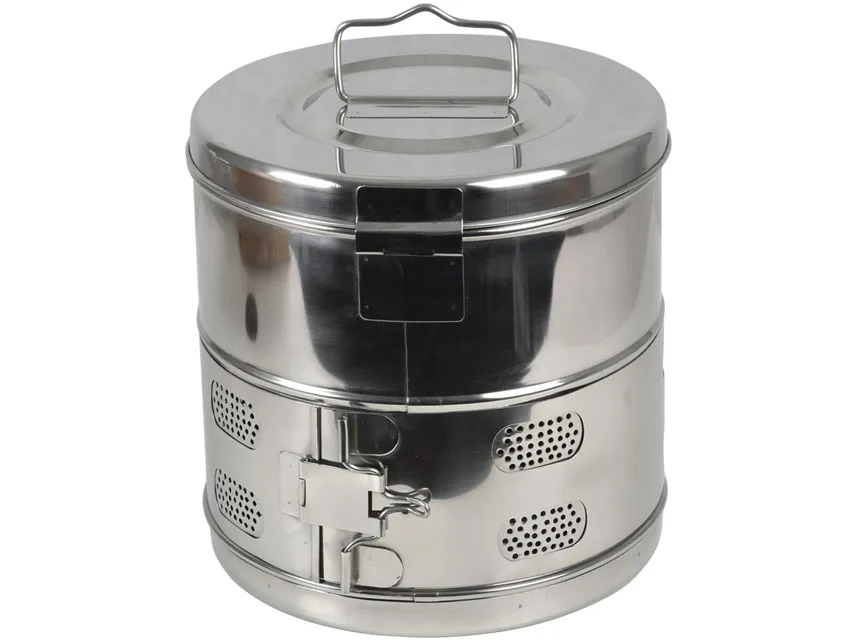 Tambur din oțel inoxidabil 240×h240 mm