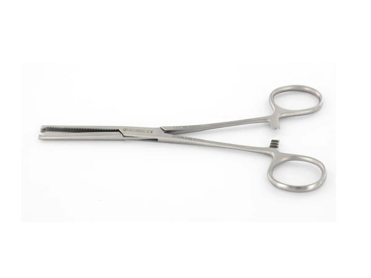 Forceps Kocher - drept - 16 cm - 1x2